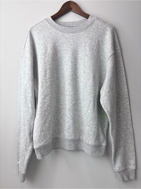 DSG Men’s French Terry Crewneck Sweatshirt – Heather Gray – Size Small